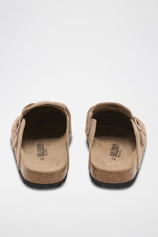 Sabot in pelle scamosciata Zueco - Beige