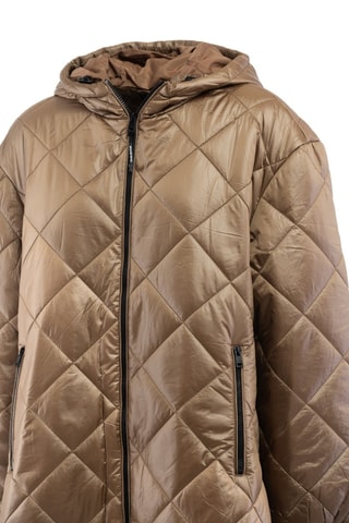 Manteau à capuche - Marron