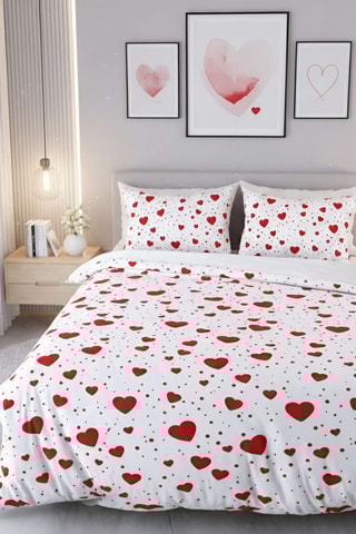 Juego de nórdico de algodón 57 hilos/cm² - Blanco