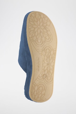 Zapatillas de casa forradas - Azul
