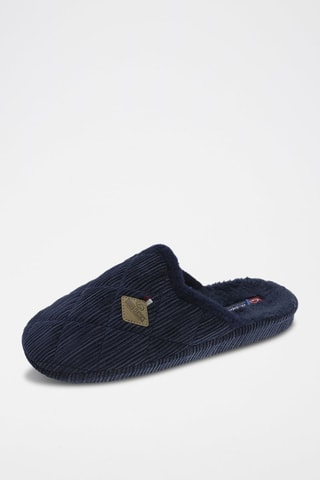 Zapatillas de casa forradas - Azul marino