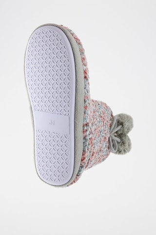 Zapatillas de casa forradas - Gris claro