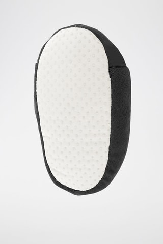 Zapatillas de casa de forro polar - Negro