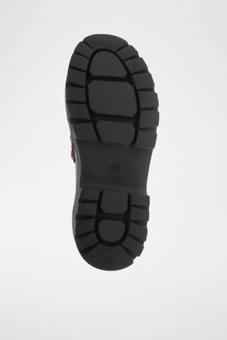 Mocasines con plataforma - Burdeos