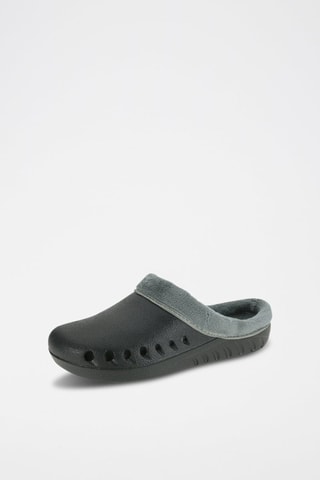 Zapatillas de casa forradas - Negro