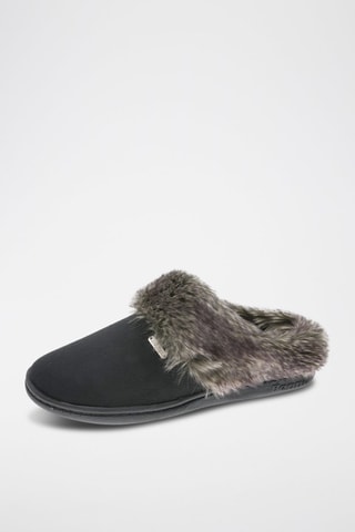 Zapatillas de casa forradas - Negro