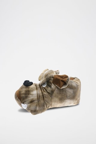 Zapatillas de casa con orejas - Marrón