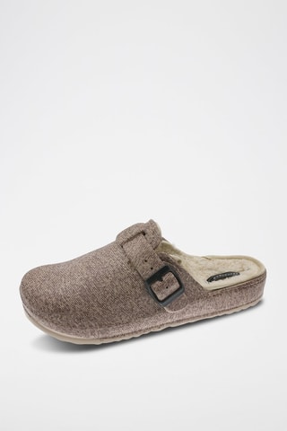 Zapatillas de casa forradas - Beige