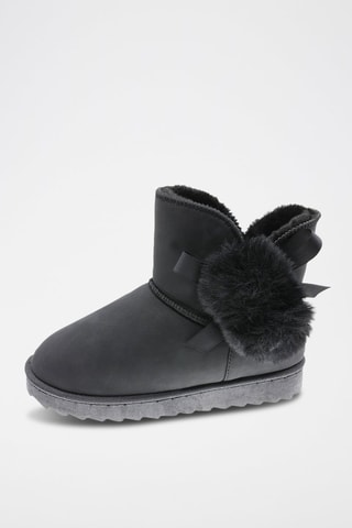 Botines forrados - Negro