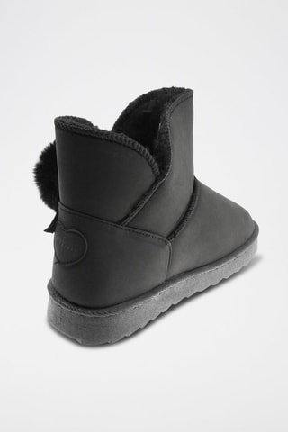 Botines forrados - Negro