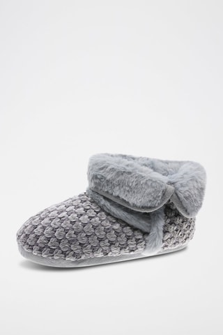 Botines forrados - Gris