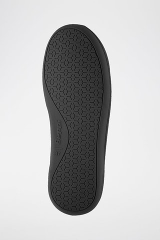 Slippers forrados - Negro y crudo