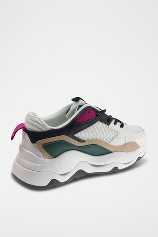 Zapatillas con plataforma - Blanco