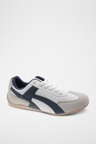 Zapatillas - Blanco y azul marino