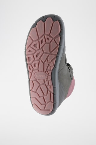 Zapatillas altas - Gris oscuro y rosa