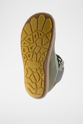 Zapatillas altas - Caqui y mostaza