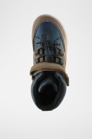 Zapatillas altas - Azul marino y beige