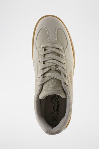 Zapatillas con plataforma - Beige