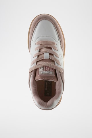 Zapatillas - Blanco y rosa viejo