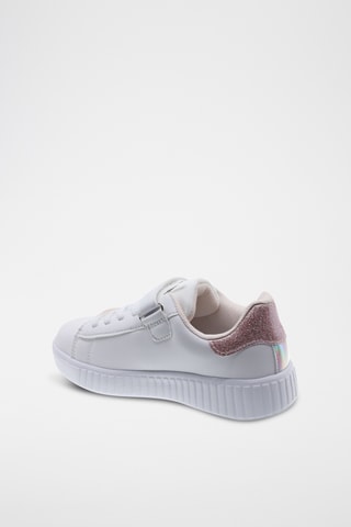 Zapatillas - Blanco y rosa viejo