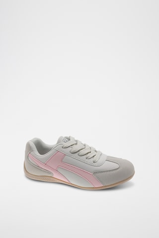 Zapatillas - Gris y rosa