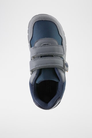 Zapatillas - Gris y azul cobalto