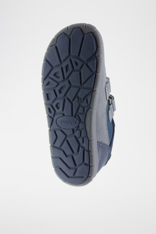 Zapatillas - Gris y azul cobalto