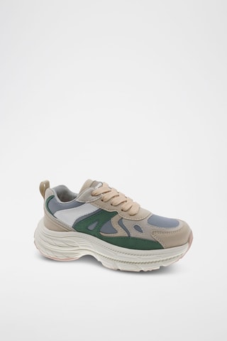 Zapatillas - Gris y beige