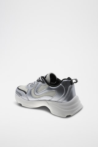 Zapatillas - Plateado y blanco