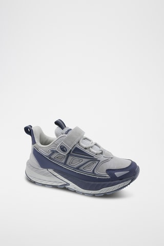 Zapatillas - Gris claro y azul marino