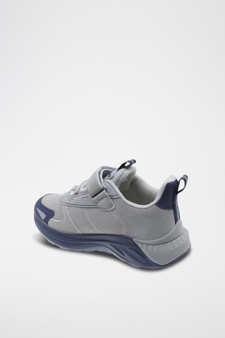 Zapatillas - Gris claro y azul marino