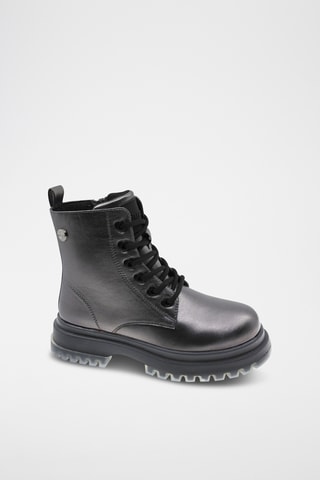 Botines - Negro y plateado