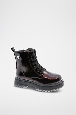 Botines con brillo - Burdeos