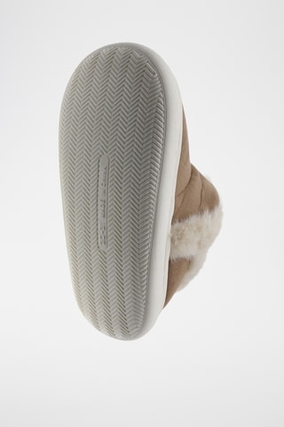 Zapatillas de casa forradas - Camel