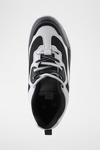 Zapatillas con plataforma - Negro y blanco