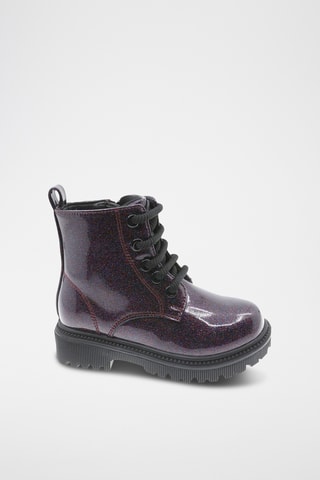 Botines con brillo - Burdeos