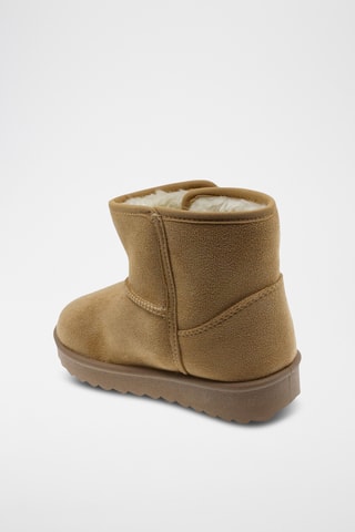 Botines forrados con plataforma - Camel