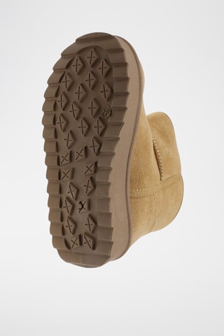 Botines forrados con plataforma - Camel