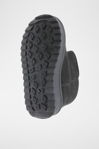 Botines forrados con plataforma - Negro