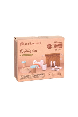 Service en bois pour poupée - 7 pièces - Dès 3 ans