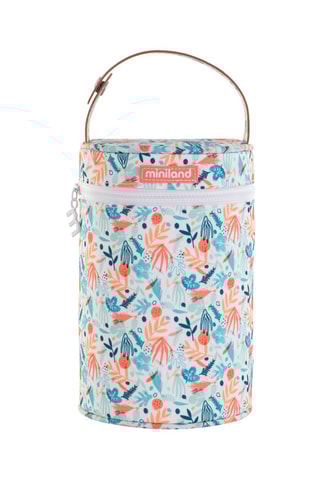 Sac isotherme Mediterranean - 
Blanc et bleu - 700 ml