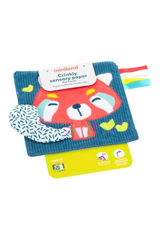 Papier sensoriel froissé en velours - Dès 6 mois