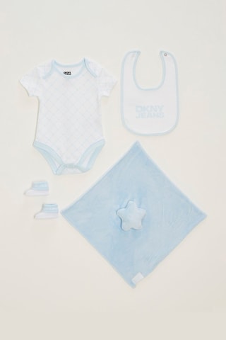 Ensemble 4 pièces - Bleu et blanc