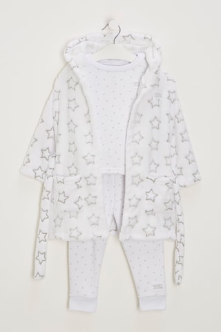 Ensemble 3 pièces - Blanc et gris