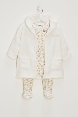 Peignoir et grenouillère - Blanc