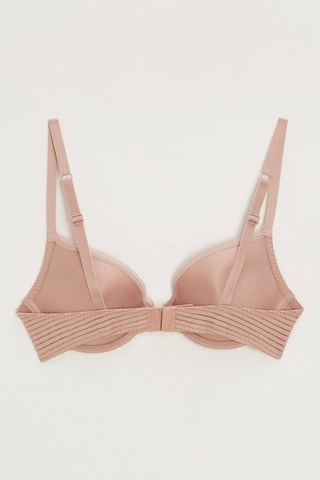 Soutien-gorge rayé ampliforme Horizon - Praline - Variance