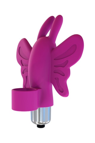 Doigt chinois vibrant papillon - Violet - 10 cm