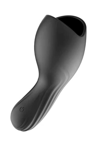 Masturbateur vibrant - Noir - 15 cm