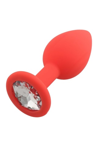 Plug anal - Rouge - 4,4 cm