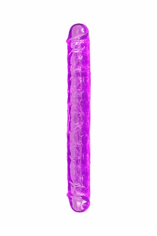 Double godemiché flexible - 
Violet - 34,5 cm